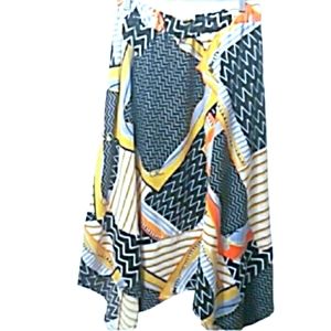 - - MARC NEW YORK NAVY BLUE MULTICOLORED SKIRT